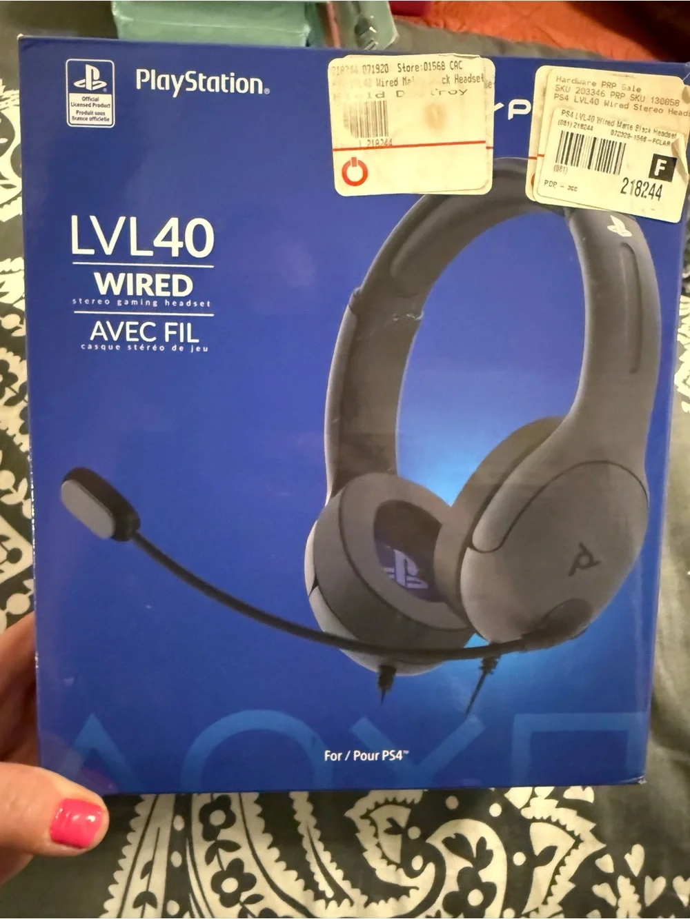 PDP LVL40 Wired Gaming Headset - Black